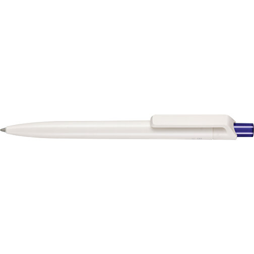 Kugelschreiber BIO-INSIDER , Ritter-Pen, weiß bio/ozean-blau TR/FR, ABS-Kunststoff, 14,20cm (Länge), Bild 3