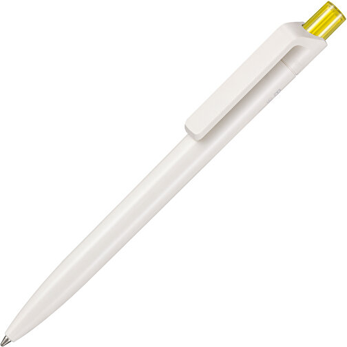 Kugelschreiber BIO-INSIDER , Ritter-Pen, weiss bio/ananas-gelb TR/FR, ABS-Kunststoff, 14,20cm (Länge), Bild 2