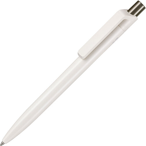 Kugelschreiber BIO-INSIDER , Ritter-Pen, weiss bio/smoke grey, ABS-Kunststoff, 14,20cm (Länge), Bild 2