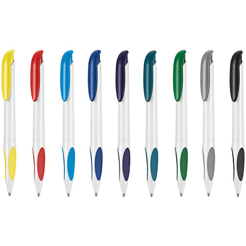 Kugelschreiber ATMOS , Ritter-Pen, stein-grau, ABS-PP-Kunststoff, 14,50cm (Länge), Bild 4