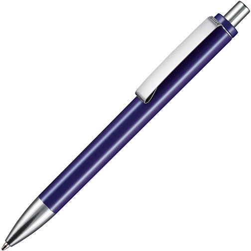 Kugelschreiber EXOS M , Ritter-Pen, nacht-blau, ABS u. Metall, 14,10cm (Länge), Bild 2