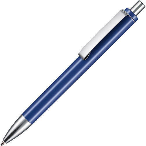 Kugelschreiber EXOS M , Ritter-Pen, azur-blau, ABS u. Metall, 14,10cm (Länge), Bild 2