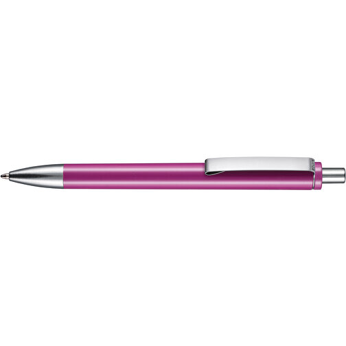 Kugelschreiber EXOS M , Ritter-Pen, fuchsia, ABS u. Metall, 14,10cm (Länge), Bild 3