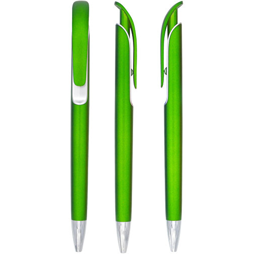 Kugelschreiber Wien Color Express , Promo Effects, grün, Kunststoff, 14,50cm (Länge), Bild 1