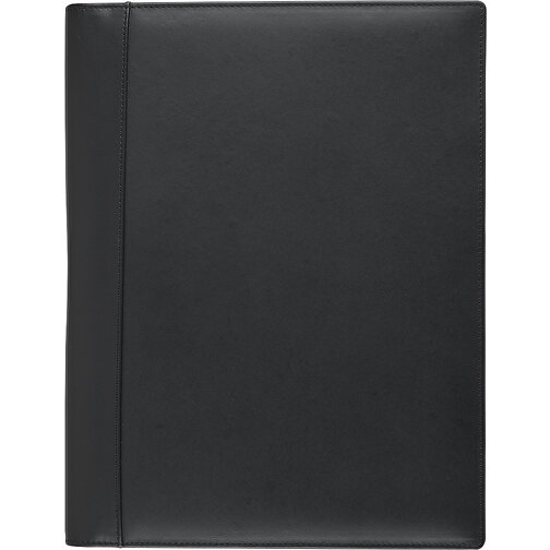 Schreibmappe A4 , schwarz, Rindnappaleder, 32,00cm x 25,00cm (Länge x Breite), Bild 2