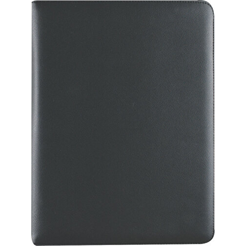 Schreibmappe A4 Mit RV , schwarz, Lederähnliches Softana Material, 35,00cm x 3,00cm x 26,00cm (Länge x Höhe x Breite), Bild 2