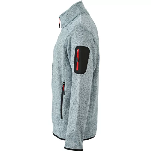 Stickad fleecejacka för män, Bild 2