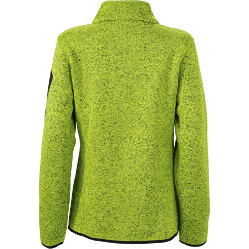 Ladies’ Knitted Fleece Jacket , James Nicholson, kiwi-melange / royal, L, , Bild 4