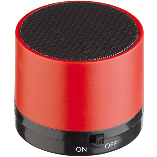 Mini Lautsprecher 3W , rot, ABS, 5,00cm (Höhe), Bild 1