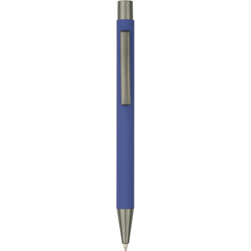 Kugelschreiber Seattle Soft Touch , Promo Effects, blau, Metall, 13,50cm x 0,80cm (Länge x Breite), Bild 3