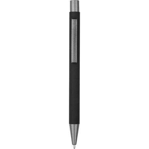 Kugelschreiber Seattle Soft Touch , Promo Effects, schwarz, Metall, 13,50cm x 0,80cm (Länge x Breite), Bild 3