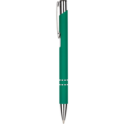 Kugelschreiber New York Soft Touch , Promo Effects, grün, Metall, 13,50cm x 0,80cm (Länge x Breite), Bild 2