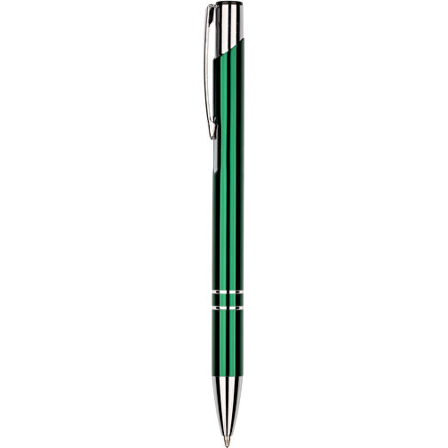 Kugelschreiber New York Glänzend , Promo Effects, grün, Metall, 13,50cm x 0,80cm (Länge x Breite), Bild 2