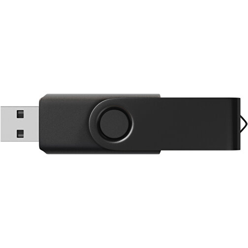 USB-Stick Swing Color 32GB , Promo Effects MB , schwarz MB , 32 GB , Kunststoff/ Aluminium MB , 3 - 10 MB/s MB , 5,70cm x 1,00cm x 1,90cm (Länge x Höhe x Breite), Bild 3