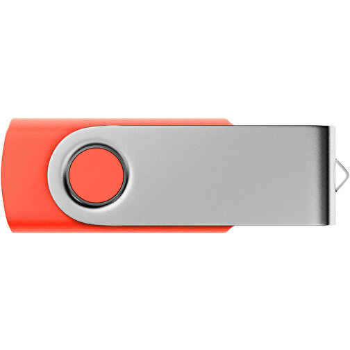 USB-Stick SWING 2.0 4 GB , Promo Effects MB , rot MB , 4 GB , Kunststoff, Metall MB , 3 - 10 MB/s MB , 5,80cm x 1,09cm x 1,90cm (Länge x Höhe x Breite), Bild 2