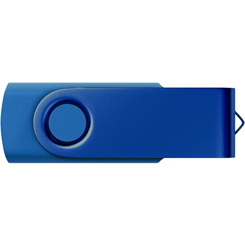 USB-Stick Swing Color 2GB , Promo Effects MB , blau MB , 2 GB , Kunststoff/ Aluminium MB , 3 - 10 MB/s MB , 5,70cm x 1,00cm x 1,90cm (Länge x Höhe x Breite), Bild 2