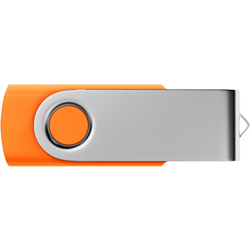 USB-Stick SWING 2.0 2 GB , Promo Effects MB , orange MB , 2 GB , Kunststoff, Metall MB , 3 - 10 MB/s MB , 5,80cm x 1,09cm x 1,90cm (Länge x Höhe x Breite), Bild 2