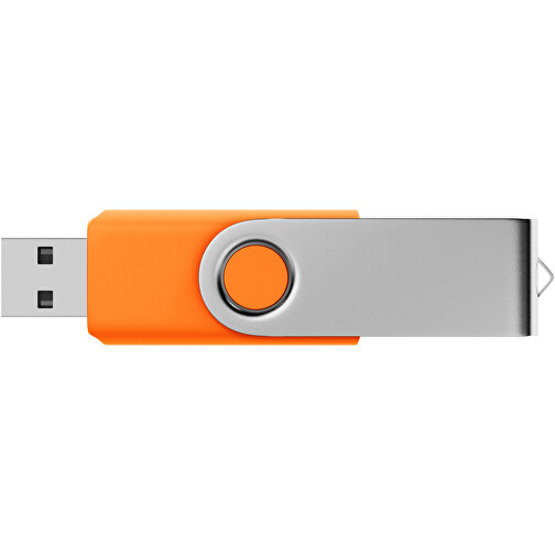 USB-Stick SWING 2.0 2 GB , Promo Effects MB , orange MB , 2 GB , Kunststoff, Metall MB , 3 - 10 MB/s MB , 5,80cm x 1,09cm x 1,90cm (Länge x Höhe x Breite), Bild 3