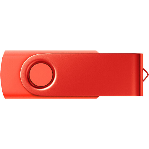 USB-Stick Swing Color 1GB , Promo Effects MB , rot MB , 1 GB , Kunststoff/ Aluminium MB , 3 - 10 MB/s MB , 5,70cm x 1,00cm x 1,90cm (Länge x Höhe x Breite), Bild 2
