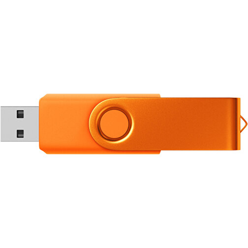 USB-Stick Swing Color 16GB , Promo Effects MB , orange MB , 16 GB , Kunststoff/ Aluminium MB , 3 - 10 MB/s MB , 5,70cm x 1,00cm x 1,90cm (Länge x Höhe x Breite), Bild 3