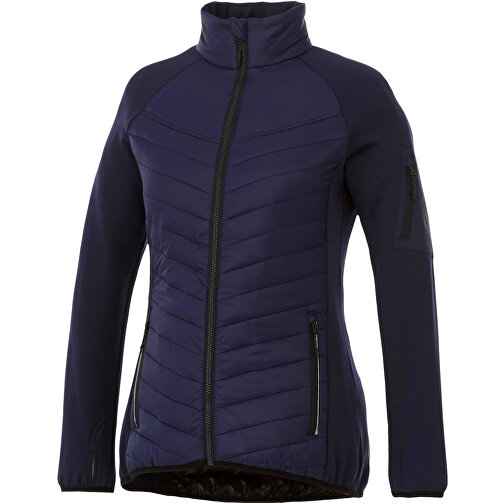 Banff Hybrid Wattierte Jacke Für Damen , navy, Dull cire-380T Woven mit wasserabweisendem und daunendichtem Finish 100% Nylon, 38 g/m2, Contrast fabric, Interlock Strick 94% Pol, S, , Bild 1