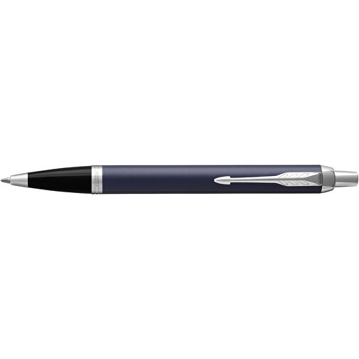 Parker IM Kugelschreiber , Parker, blau / silber, Messing, 13,60cm (Höhe), Bild 3