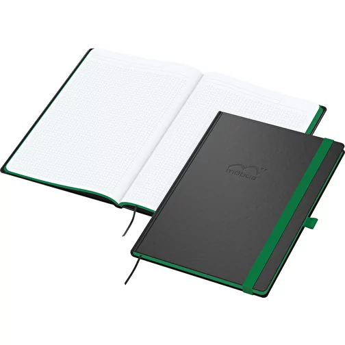 Carnet de notes Color-Book A4 Bestseller, couleur vert coupé, Image 1