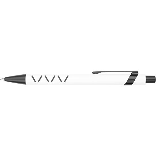Kugelschreiber Karlstad Bunt , Promo Effects, weiß, Aluminium/Kunststoff, 14,00cm (Länge), Bild 3