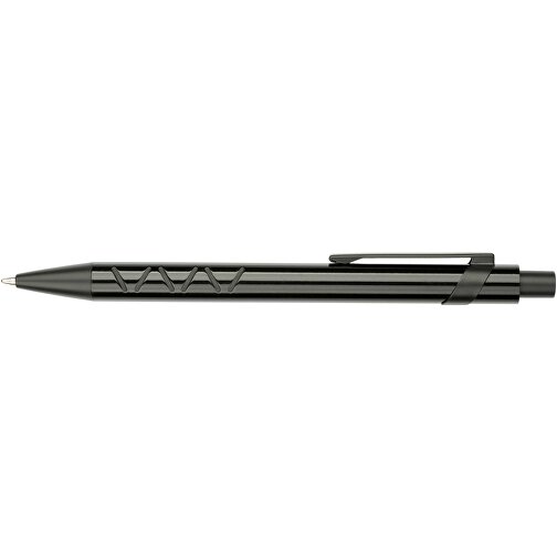 Kugelschreiber Karlstad Bunt , Promo Effects, schwarz, Aluminium/Kunststoff, 14,00cm (Länge), Bild 3