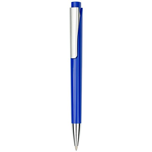 Kugelschreiber Liverpool Bunt , Promo Effects, blau, Kunststoff, 14,10cm x 1,00cm x 1,20cm (Länge x Höhe x Breite), Bild 2