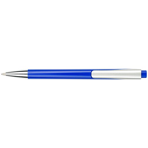 Kugelschreiber Liverpool Bunt , Promo Effects, blau, Kunststoff, 14,10cm x 1,00cm x 1,20cm (Länge x Höhe x Breite), Bild 3