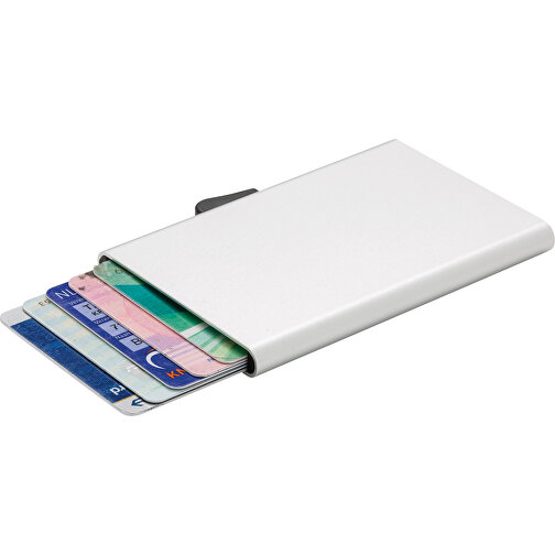 Porta carte di credito RFID in alluminio C-Secure, Immagine 3