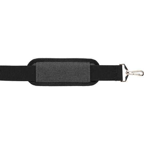 Wochenendtasche Mit USB A-Ausgang, Schwarz , schwarz, Polyester, 48,00cm x 25,50cm (Länge x Höhe), Bild 7