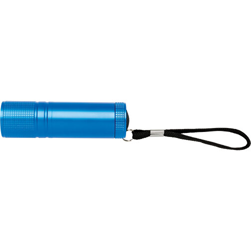 COB Taschenlampe, Blau , blau, Aluminium, 2,50cm x 8,50cm (Länge x Höhe), Bild 3