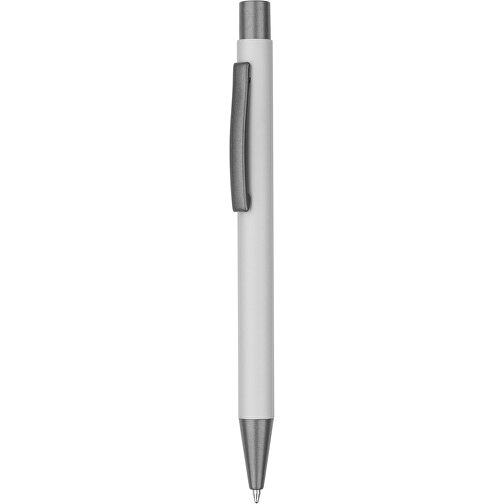 Kugelschreiber Seattle Soft Touch , Promo Effects, silber, Metall, 13,50cm x 0,80cm (Länge x Breite), Bild 1