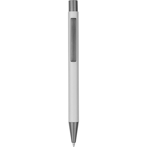 Kugelschreiber Seattle Soft Touch , Promo Effects, silber, Metall, 13,50cm x 0,80cm (Länge x Breite), Bild 3