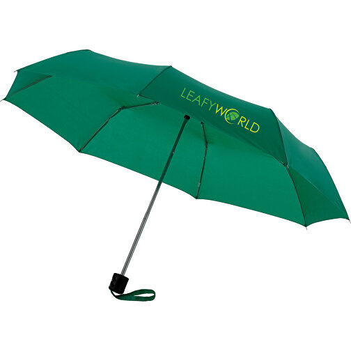 Ida 21,5' Kompaktregenschirm , grün, Polyester, 24,00cm (Höhe), Bild 2