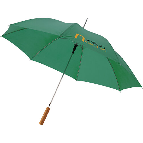 Lisa 23' Automatikregenschirm Mit Holzgriff , grün, Polyester, 83,00cm (Höhe), Bild 3