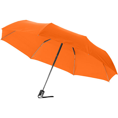 Alex 21,5' Vollautomatik Kompaktregenschirm , orange, Polyester, 28,00cm (Höhe), Bild 1