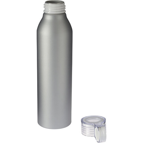 Grom 650 Ml Aluminium Sportflasche , silber, Aluminium, 25,00cm (Höhe), Bild 2