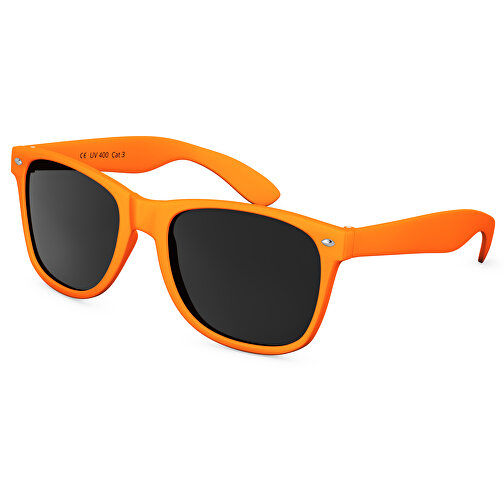 SunShine Soft-Touch - UV 400 , Promo Effects, orange Soft-Touch, Rahmen aus Polycarbonat und Glass aus AC, 14,50cm x 4,80cm x 15,00cm (Länge x Höhe x Breite), Bild 1