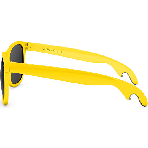 SunShine Cheers Glänzend - UV 400 , Promo Effects, gelb glänzend, Rahmen aus Polycarbonat und Glass aus AC, 14,50cm x 4,80cm x 15,00cm (Länge x Höhe x Breite), Bild 3