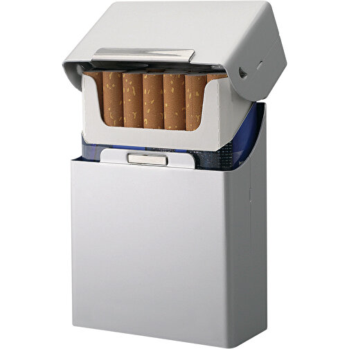 Formula Zigarettenbox Alu , silber, Aluminium, 9,20cm x 2,80cm x 6,00cm (Länge x Höhe x Breite), Bild 2