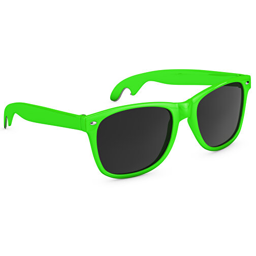 SunShine Cheers Glänzend - UV 400 , Promo Effects, grün glänzend, Rahmen aus Polycarbonat und Glass aus AC, 14,50cm x 4,80cm x 15,00cm (Länge x Höhe x Breite), Bild 2