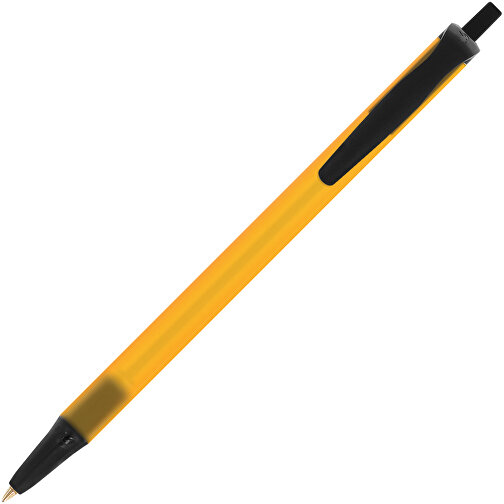 BIC® Clic Stic Kugelschreiber , BiC, gefr. orange/schwarz, Kunststoff, 14,00cm x 1,20cm (Länge x Breite), Bild 2