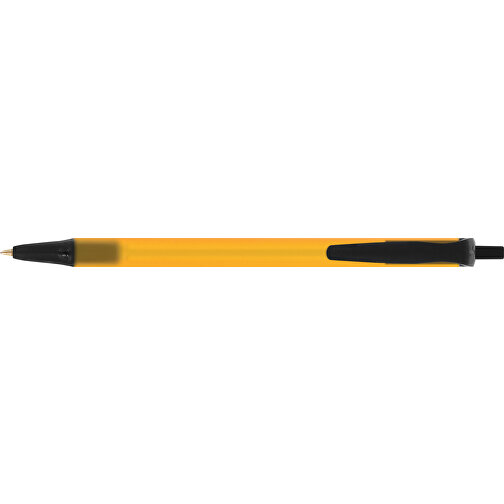 BIC® Clic Stic Kugelschreiber , BiC, gefr. orange/schwarz, Kunststoff, 14,00cm x 1,20cm (Länge x Breite), Bild 3