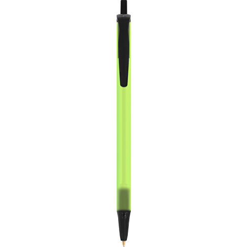 BIC® Clic Stic Kugelschreiber , BiC, gefr. grün/schwarz, Kunststoff, 14,00cm x 1,20cm (Länge x Breite), Bild 1