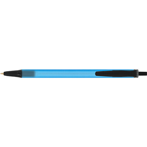 BIC® Clic Stic Kugelschreiber , BiC, gefr. blau/schwarz, Kunststoff, 14,00cm x 1,20cm (Länge x Breite), Bild 3