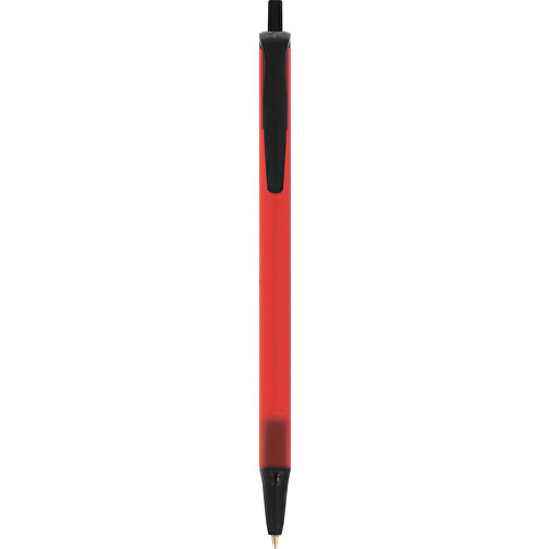 BIC® Clic Stic Kugelschreiber , BiC, gefr. rot/schwarz, Kunststoff, 14,00cm x 1,20cm (Länge x Breite), Bild 1