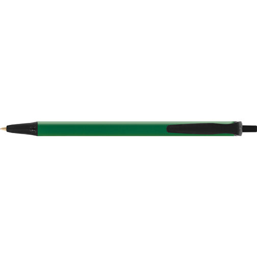 BIC® Clic Stic Kugelschreiber , BiC, grün/schwarz, Kunststoff, 14,00cm x 1,20cm (Länge x Breite), Bild 3